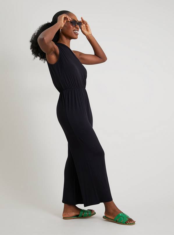 Black One Shoulder Jumpsuit 10