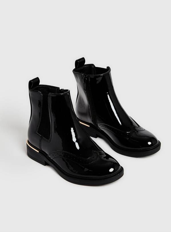 Cheap on sale patent boots