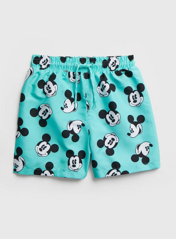Disney Blue Mickey Mouse Swim Shorts 7 years