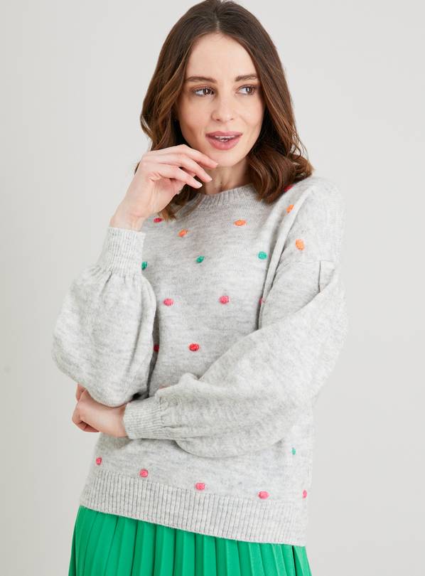 Buy Grey Bright Bobble Jumper - 22 | Jumpers | Argos