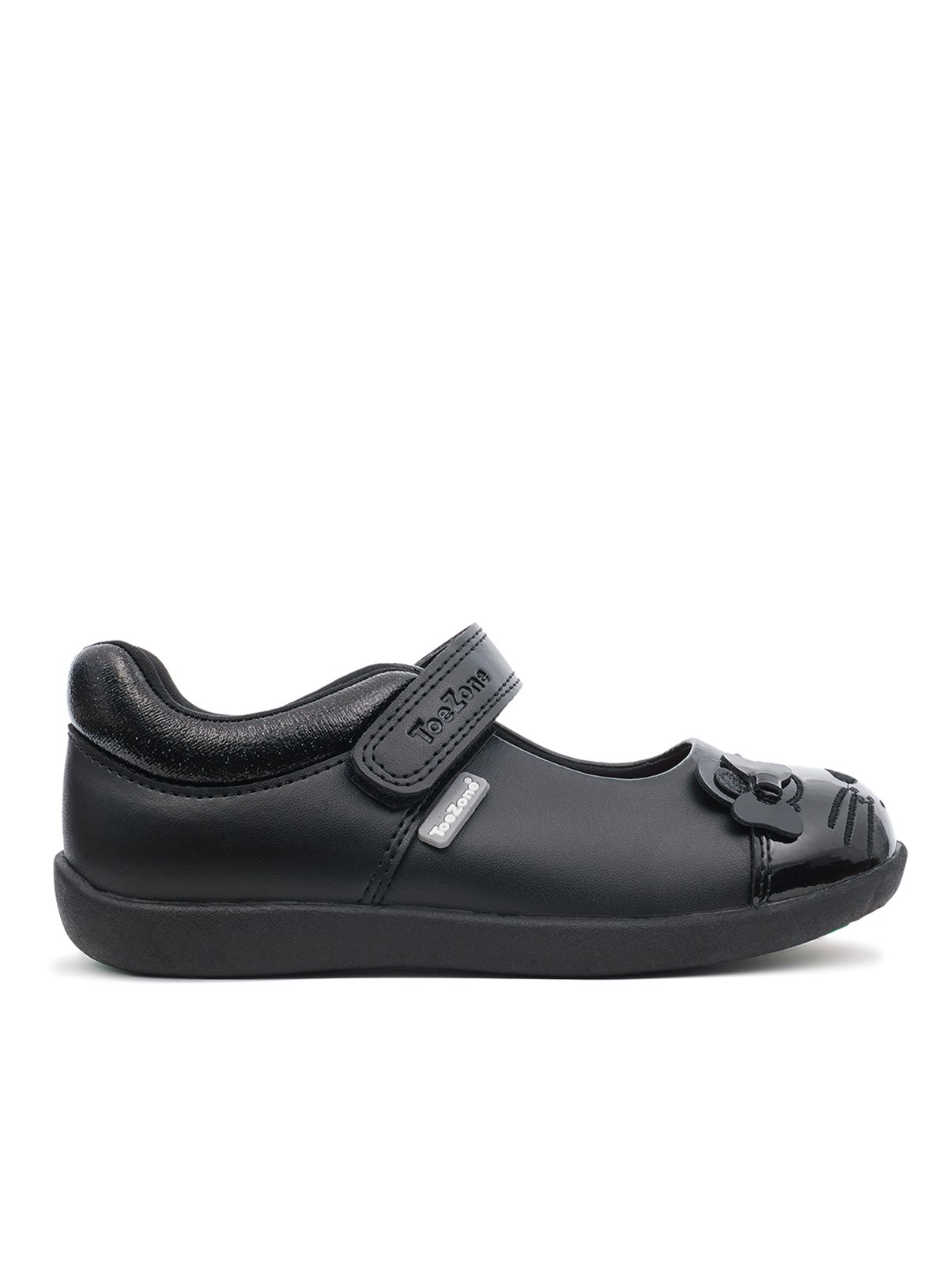 ToeZone® Black Cat Toe Shoes  1 - Image 2 thumbnail