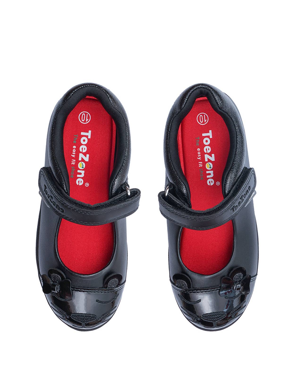 ToeZone® Black Cat Toe Shoes  1 - Image 3