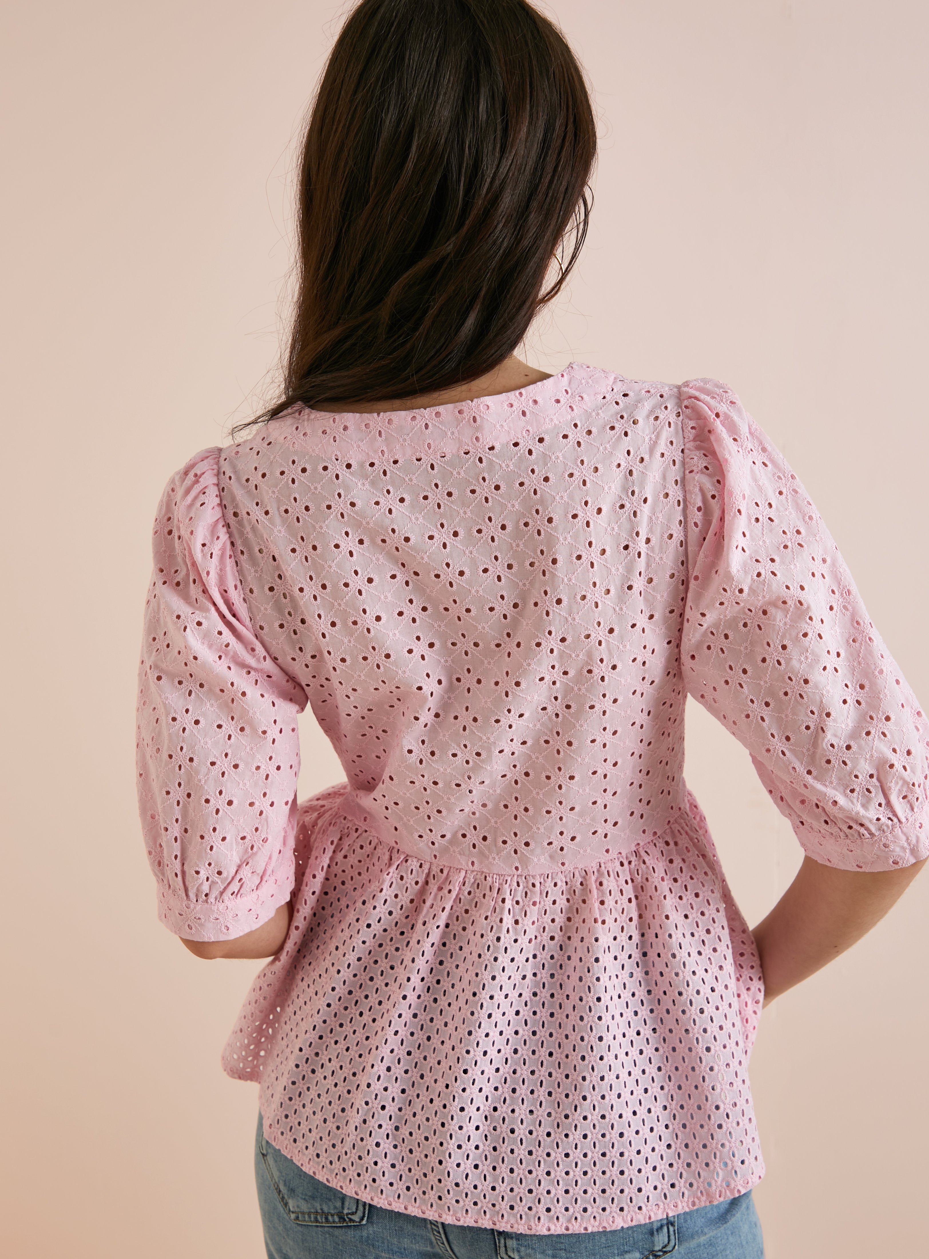 Everbelle Patched Broderie Top 12 - Image 4 thumbnail