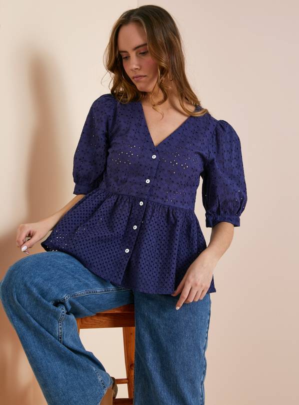 Everbelle Patched Broderie Top 6