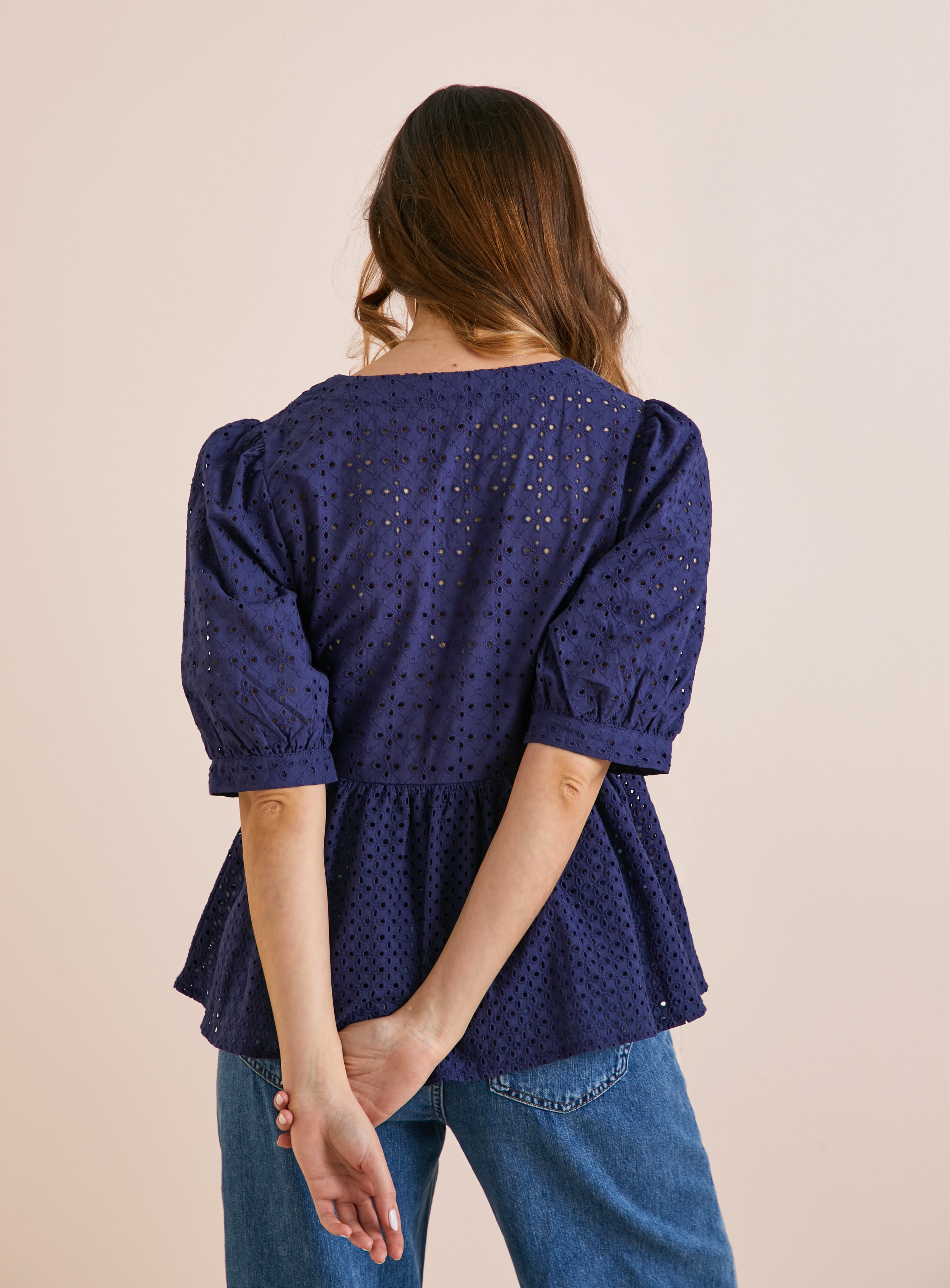 Everbelle Patched Broderie Top 10 - Image 4 thumbnail