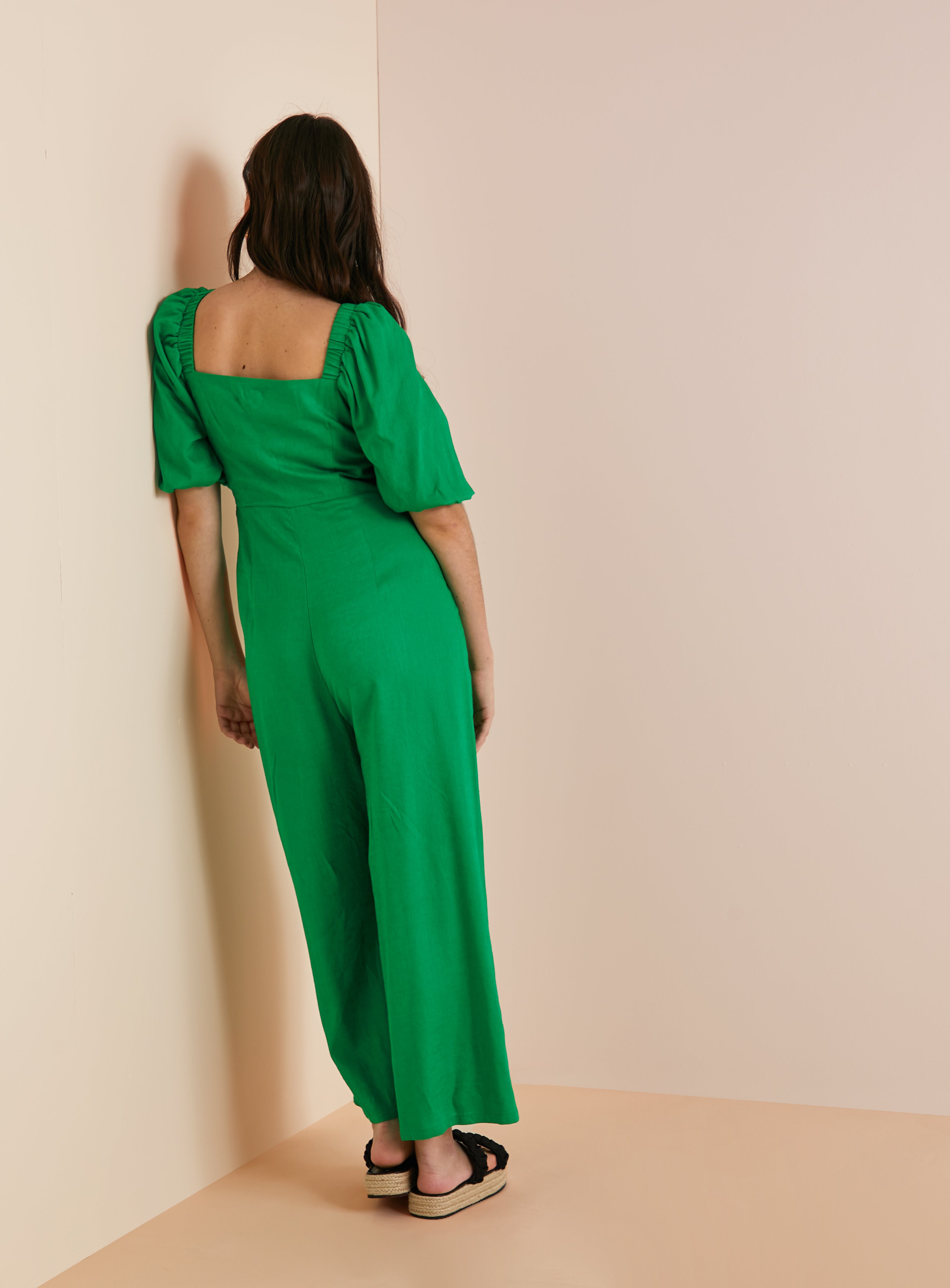Everbelle Cross Hatch Jumpsuit 16 - Image 4 thumbnail