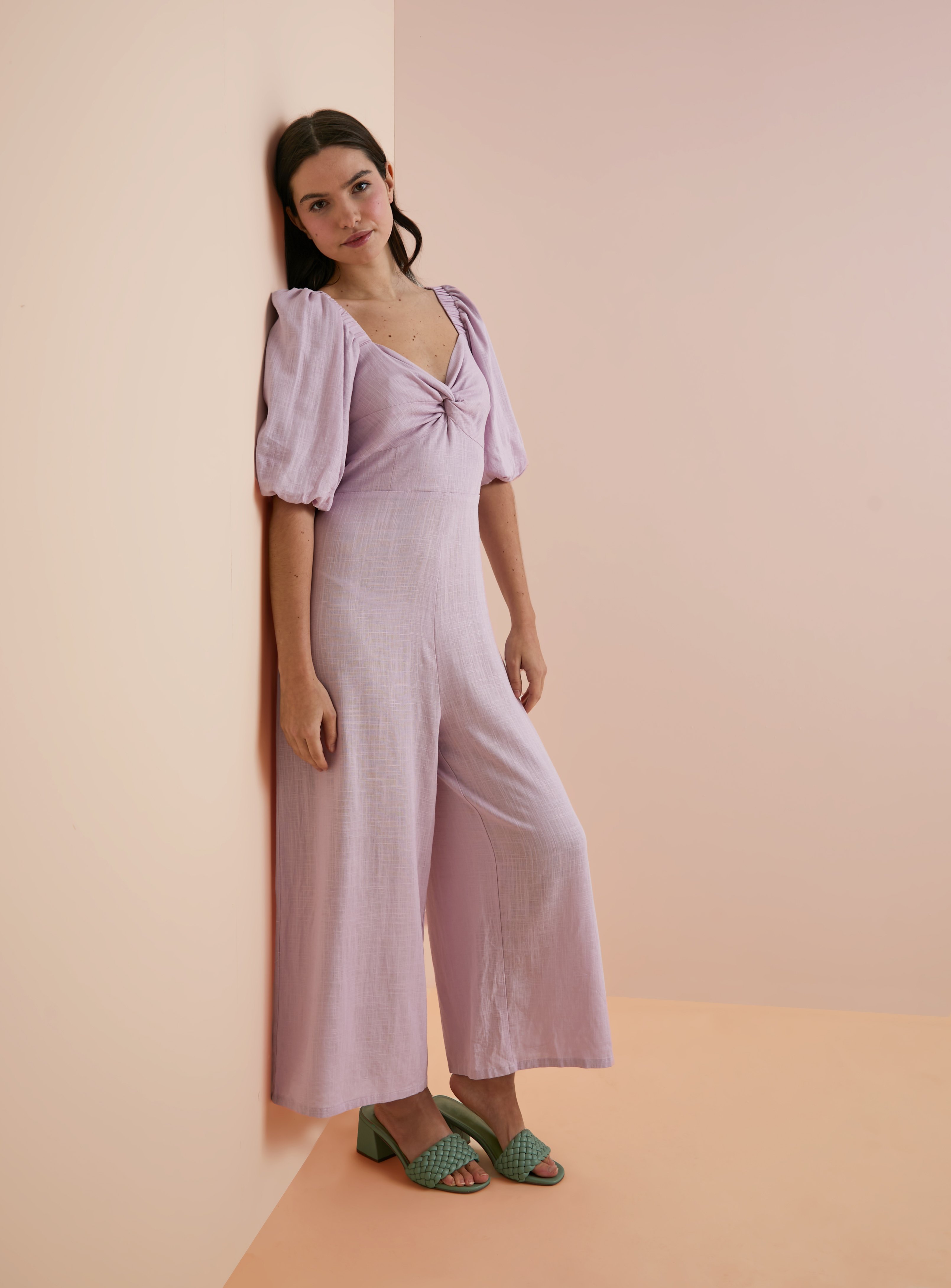 Everbelle Cross Hatch Jumpsuit 8 - Image 1 thumbnail