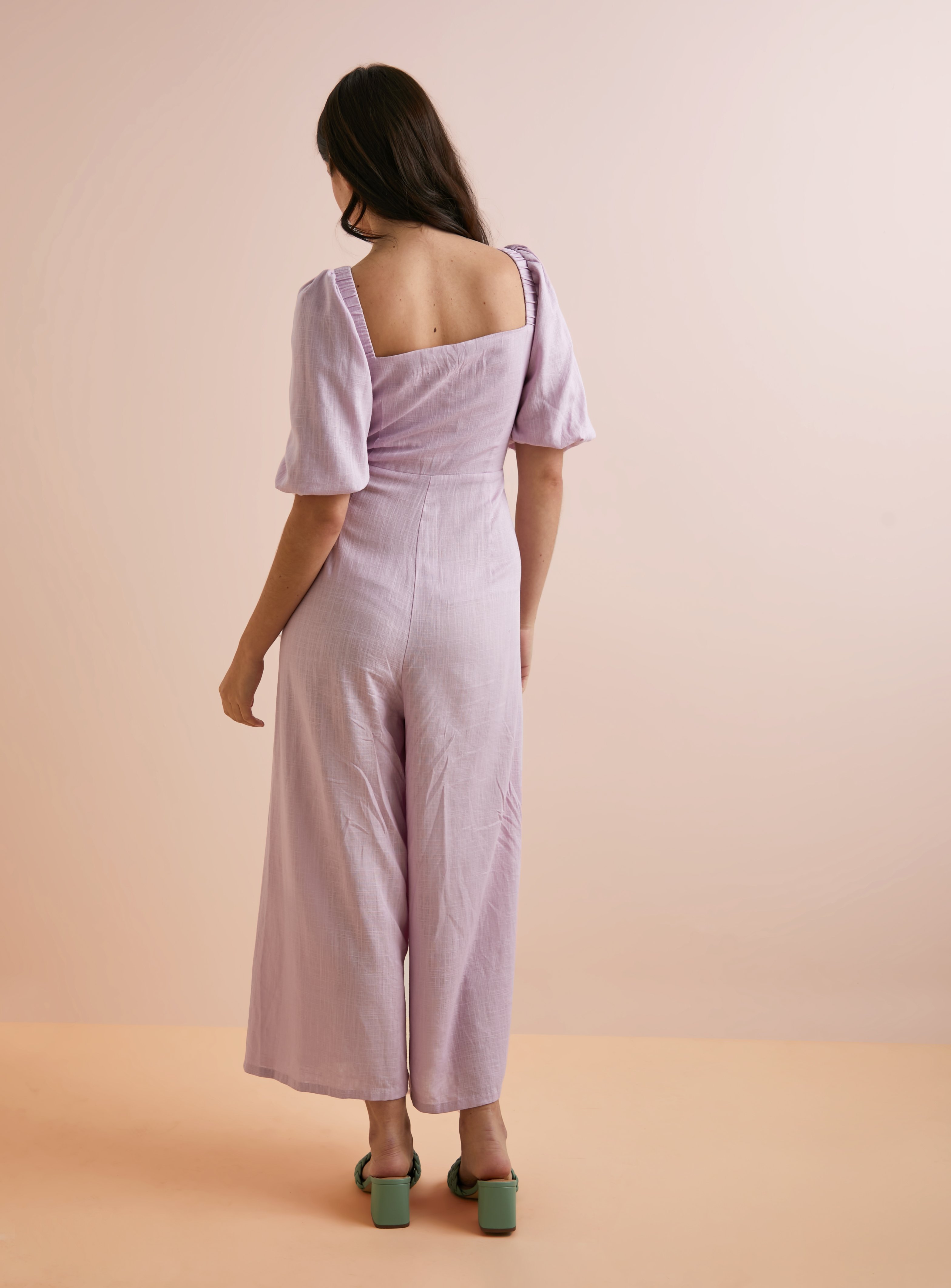 Everbelle Cross Hatch Jumpsuit 8 - Image 4 thumbnail