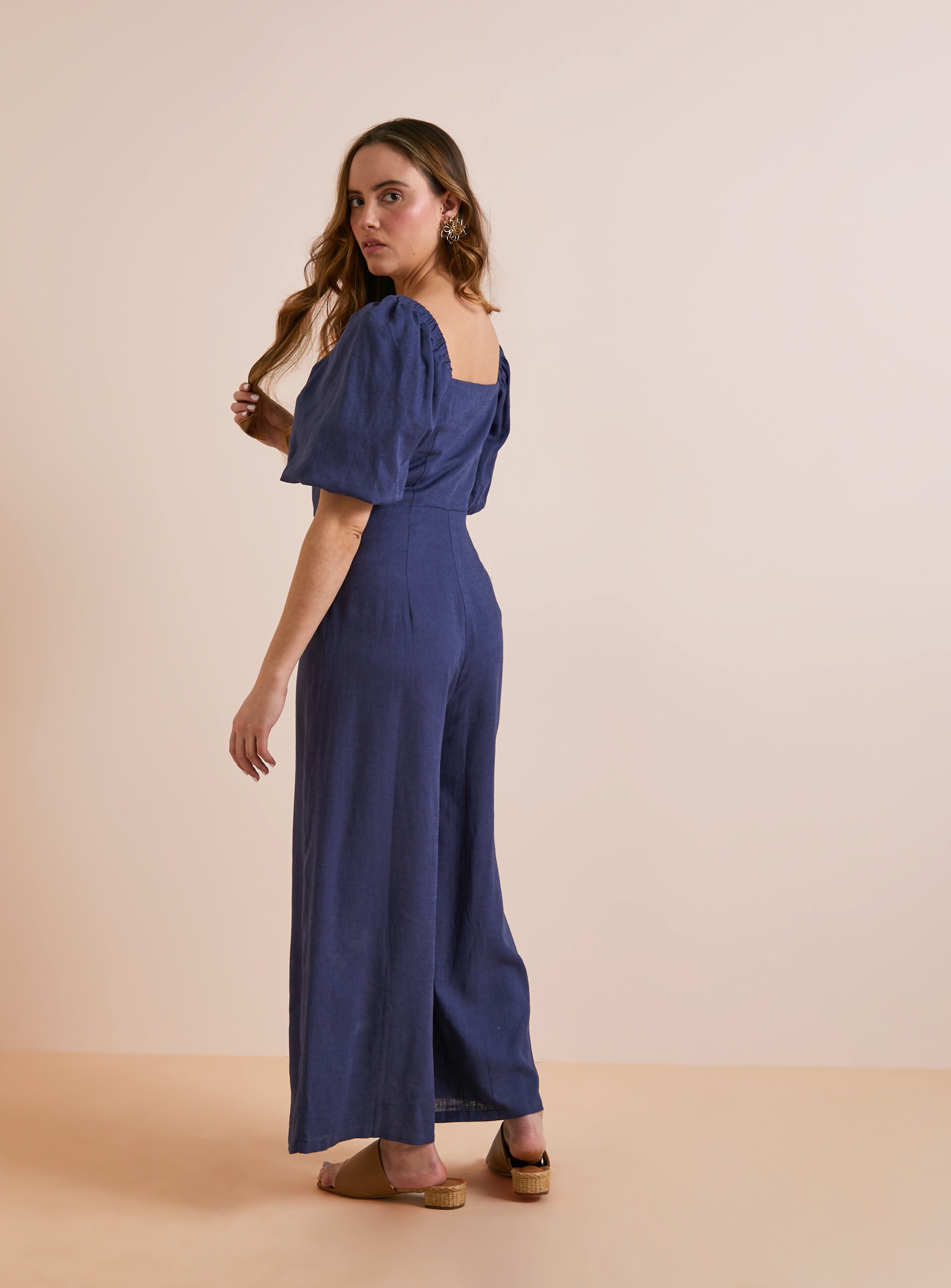 Everbelle Cross Hatch Jumpsuit 14 - Image 4 thumbnail