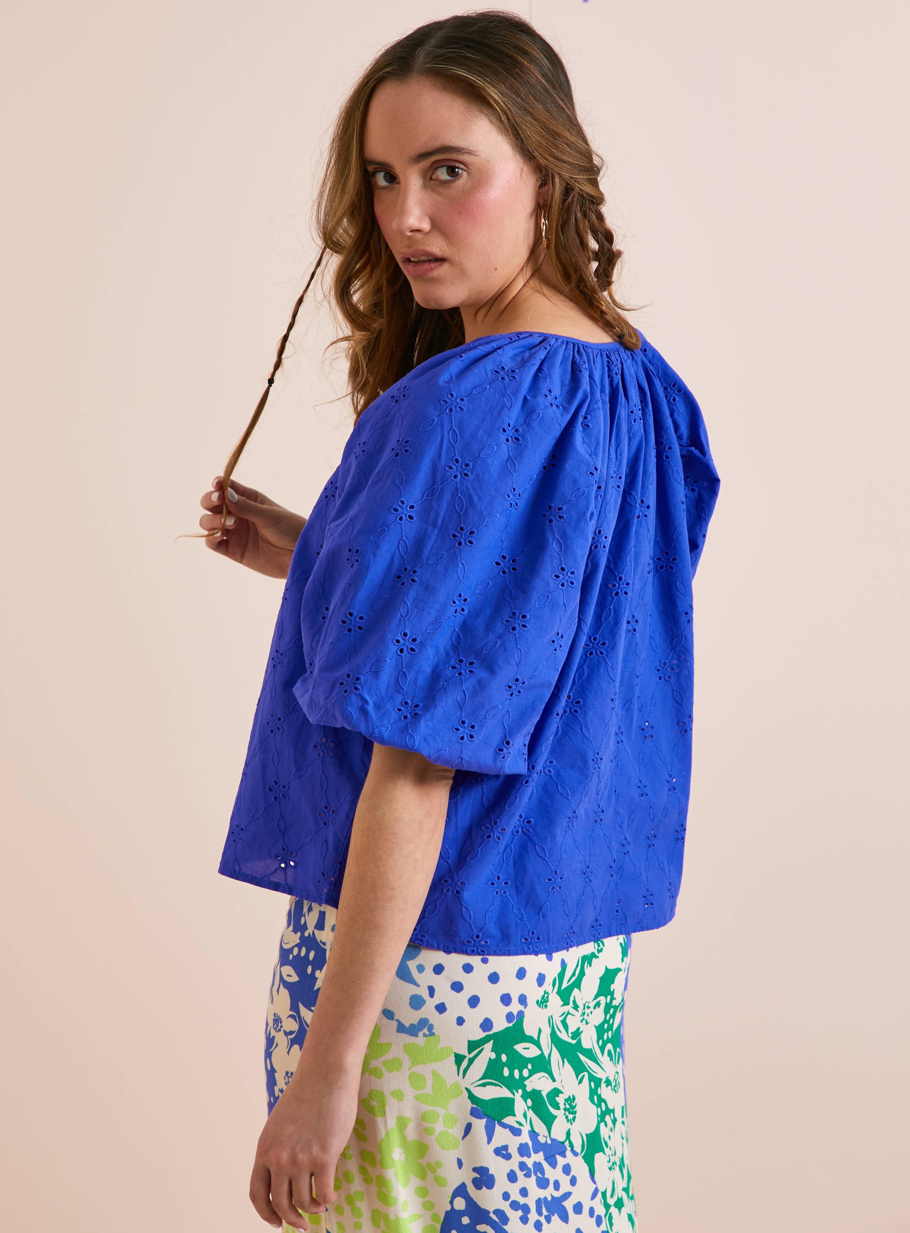 Everbelle Relaxed Broderie Blouse 12 - Image 4
