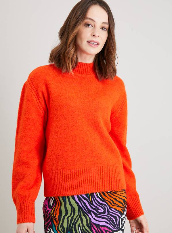 Orange neon outlet jumper