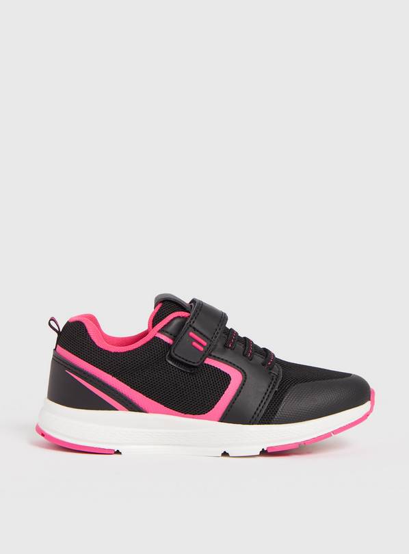 Black & Pink Knitted Trainers - 8 Infant