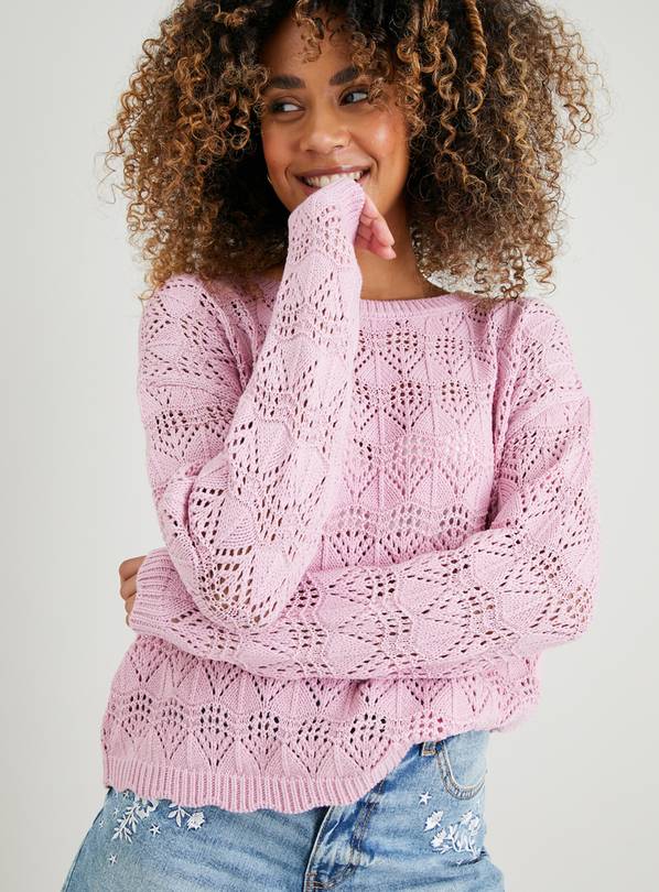 Lilac shop knit sweater