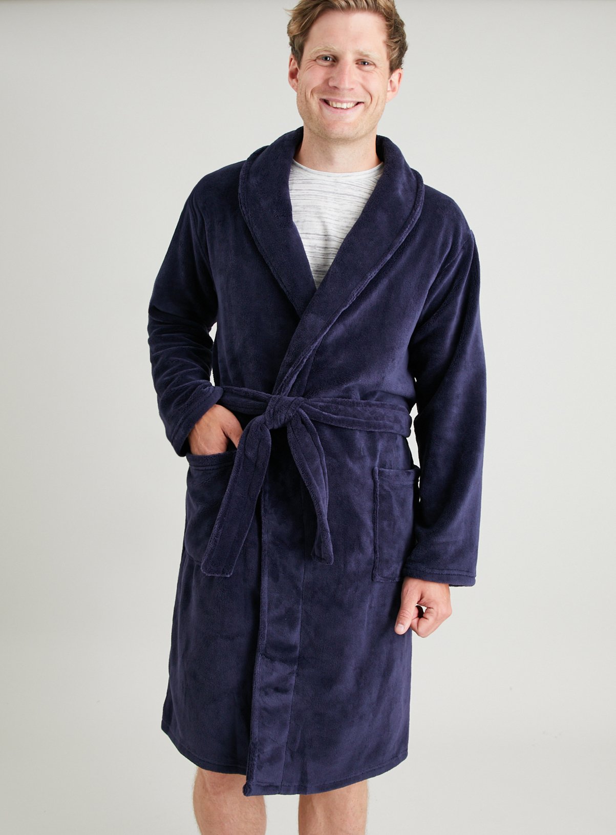 Buy SKU: AW23 ALL SEASON NAVY WELLSOFT GOWN:Navy:L | null