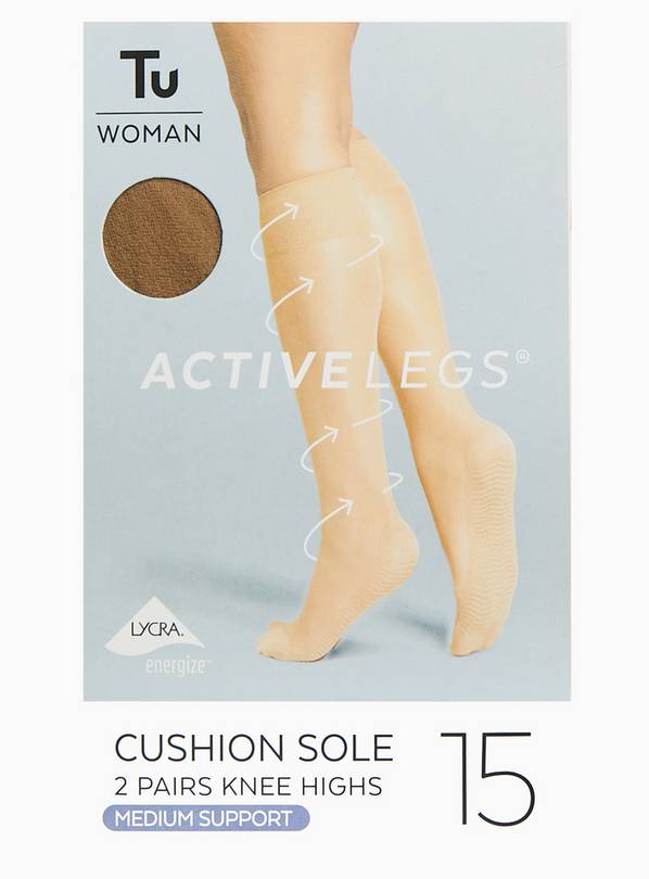 Buy Bamboo Nude 15 Denier Knee High Tights 5 Pack One Size