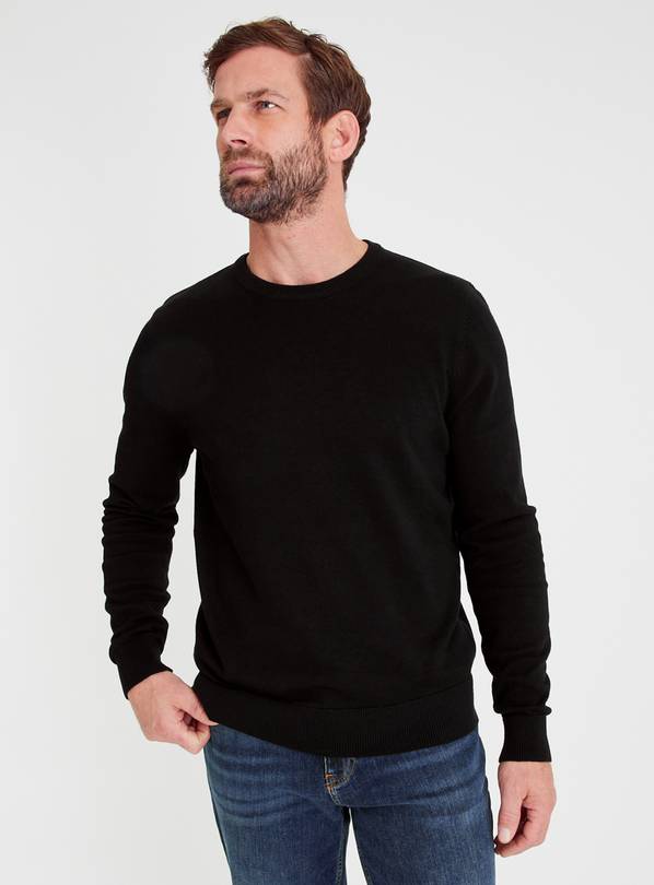 Black crew deals neck jumpers