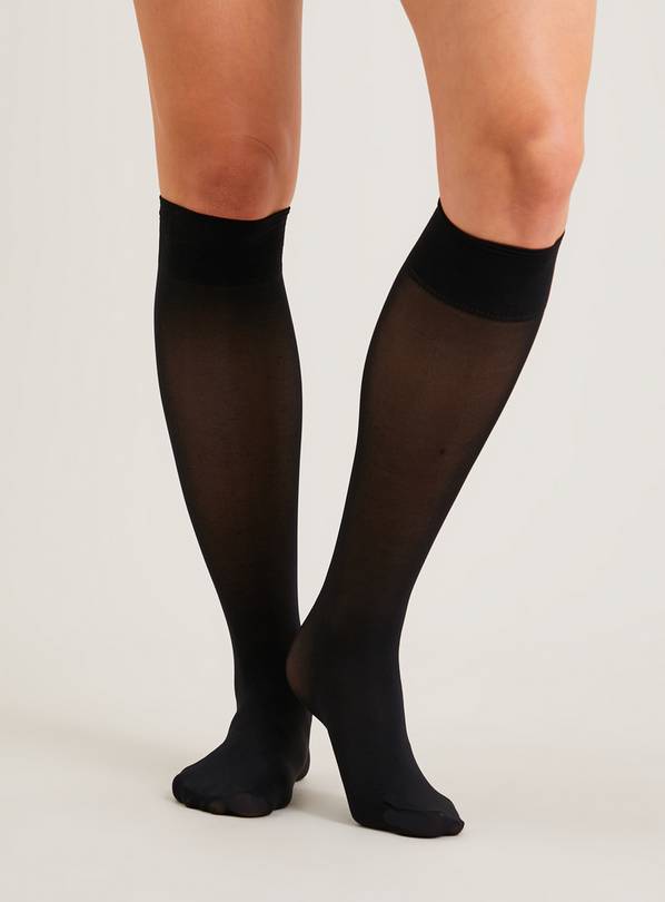 Black 40 Denier Stretch Shaping Tights