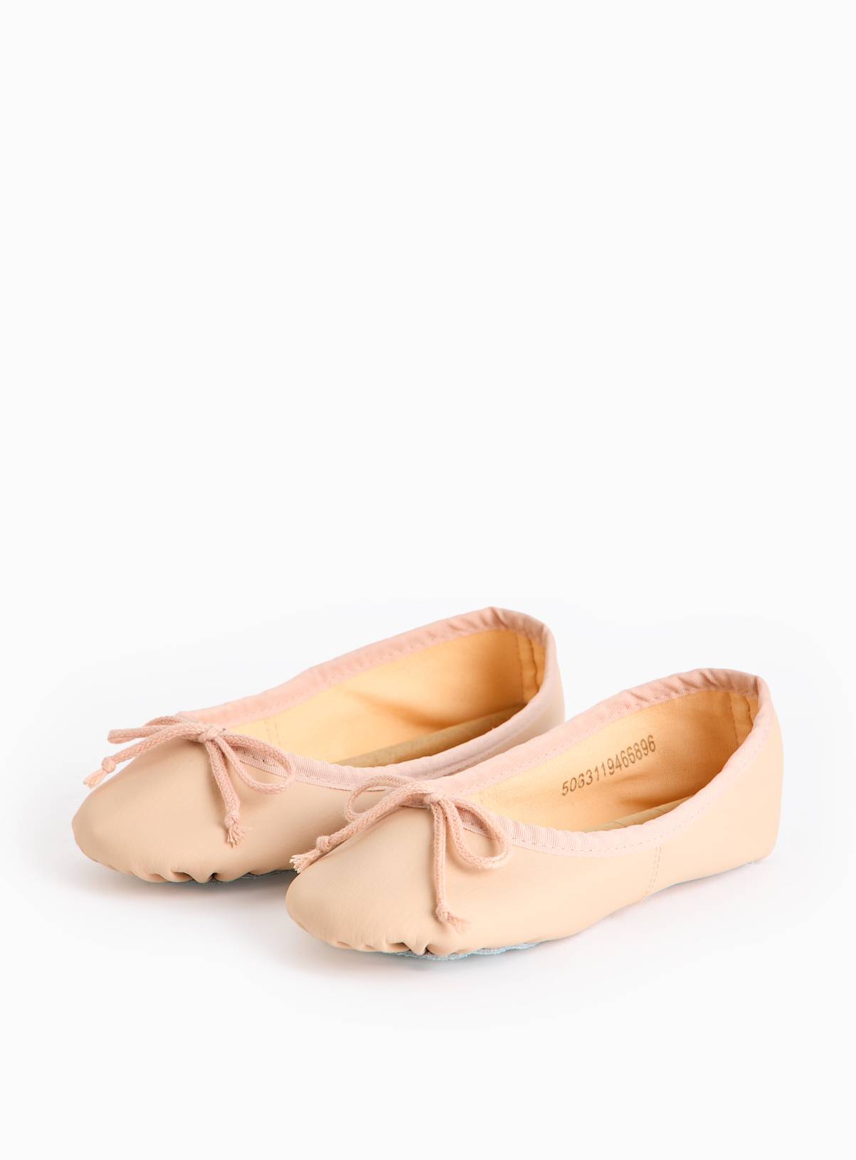 Pink Ballet Shoes In Mesh Bag 6 Infant - Image 1
