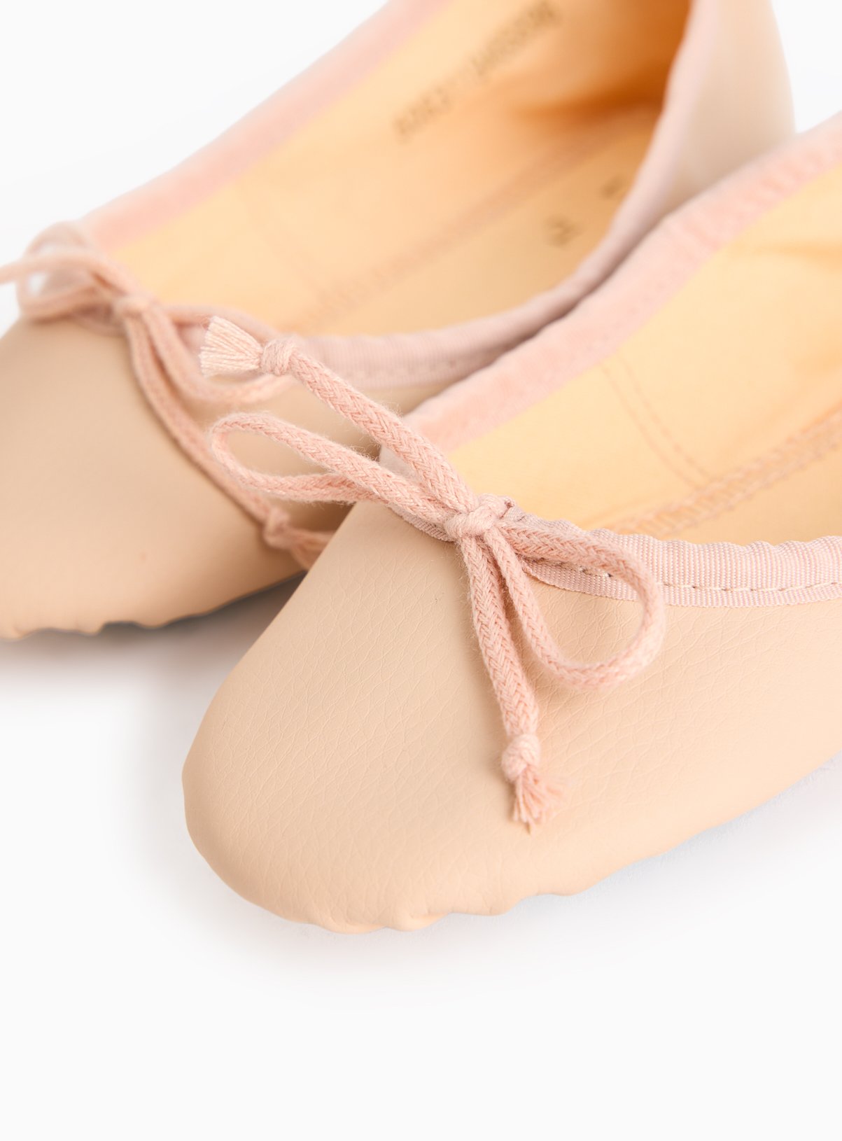 Pink Ballet Shoes In Mesh Bag 6 Infant - Image 4 thumbnail