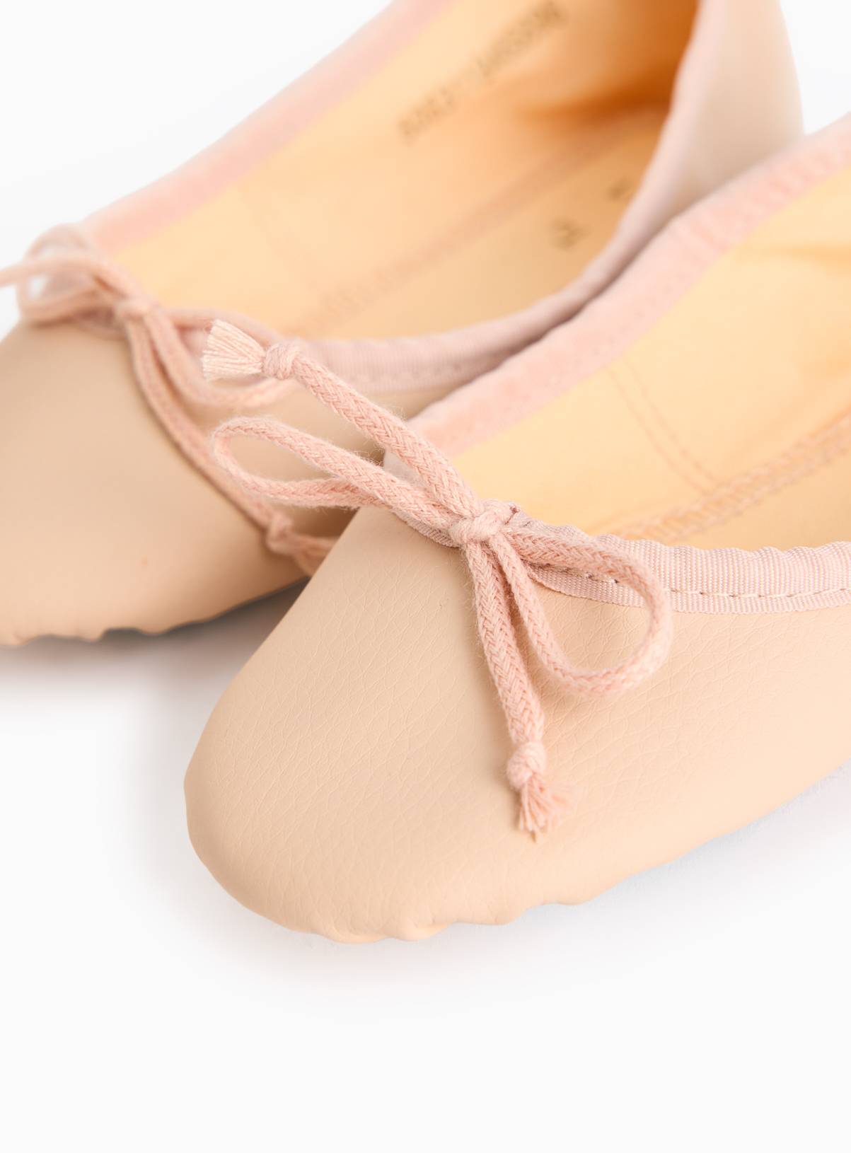 Pink Ballet Shoes In Mesh Bag 6 Infant - Image 4