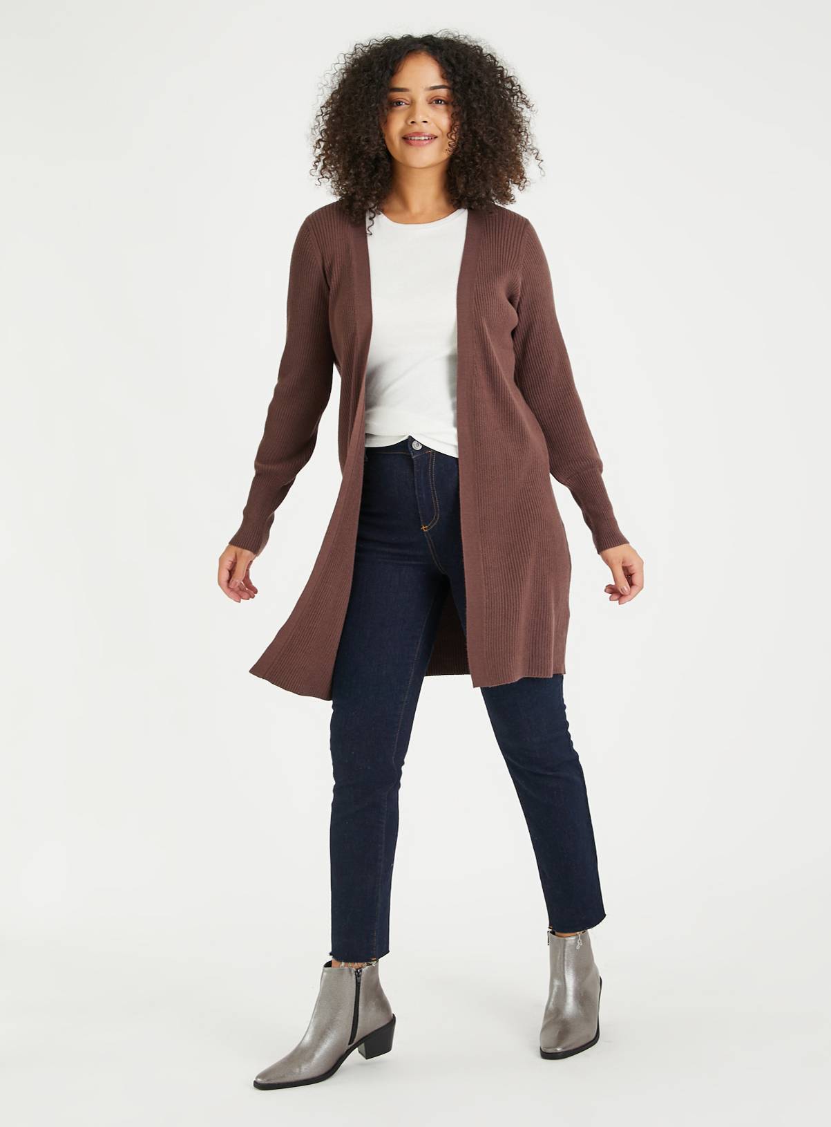 Brown Longline Cardigan 10 - Image 2