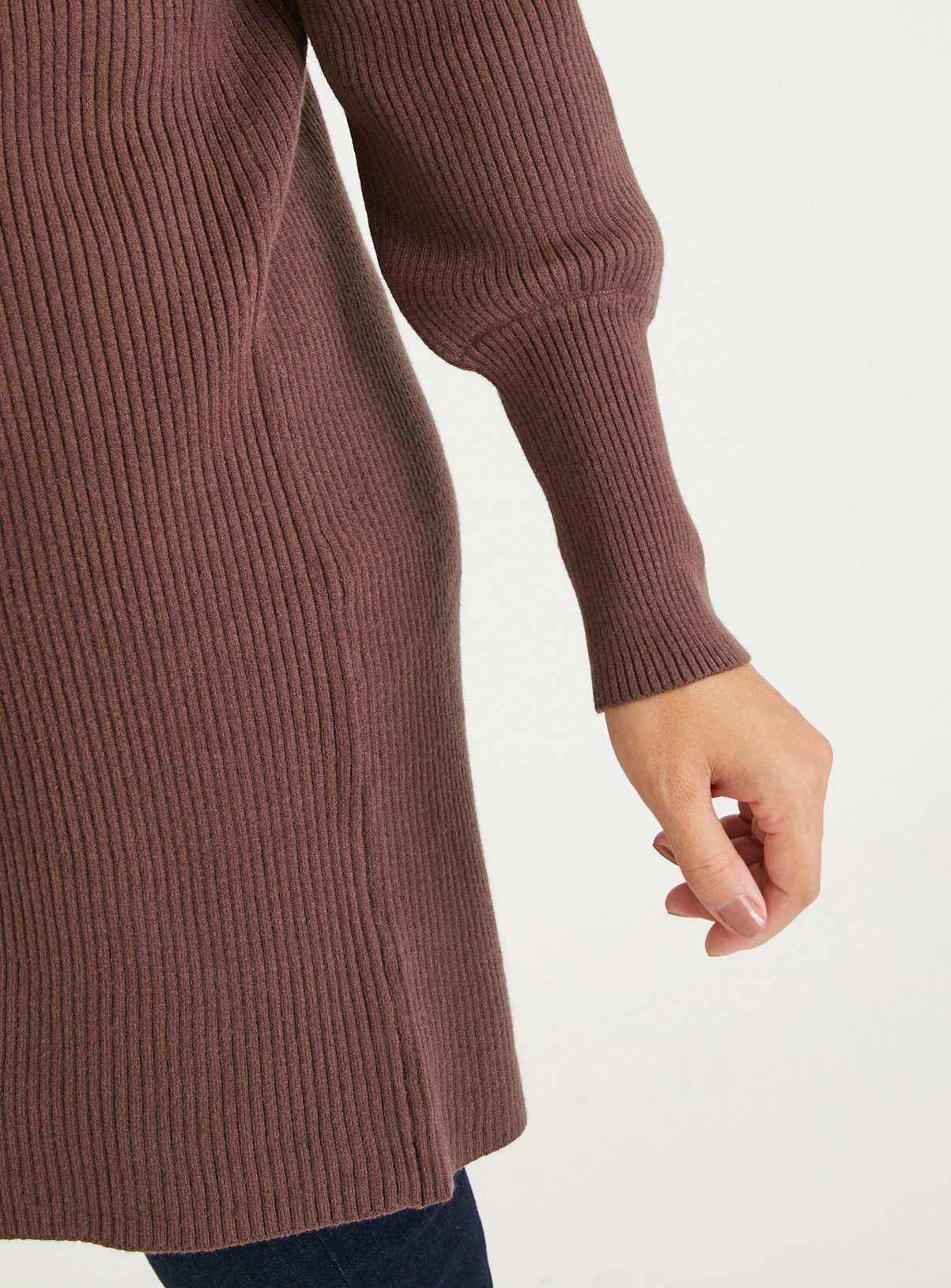 Brown Longline Cardigan 10 - Image 3 thumbnail