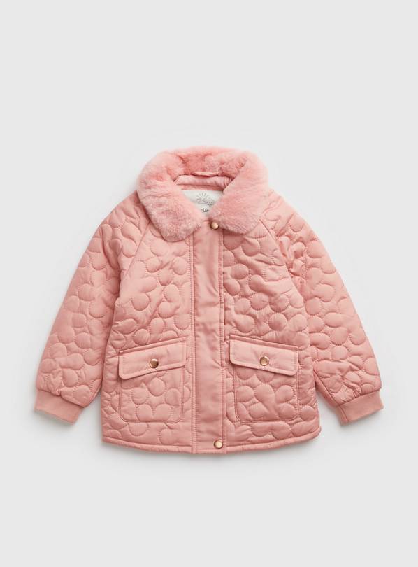 Buy Pink Floral Quilted Jacket 56 years Coats and jackets Argos