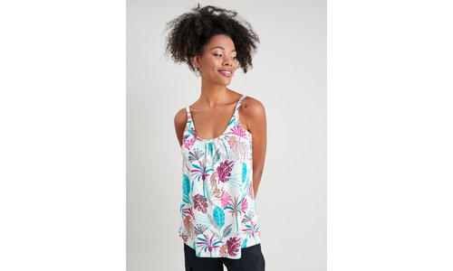Safari Print Swing Vest Top With TENCEL™ - 8
