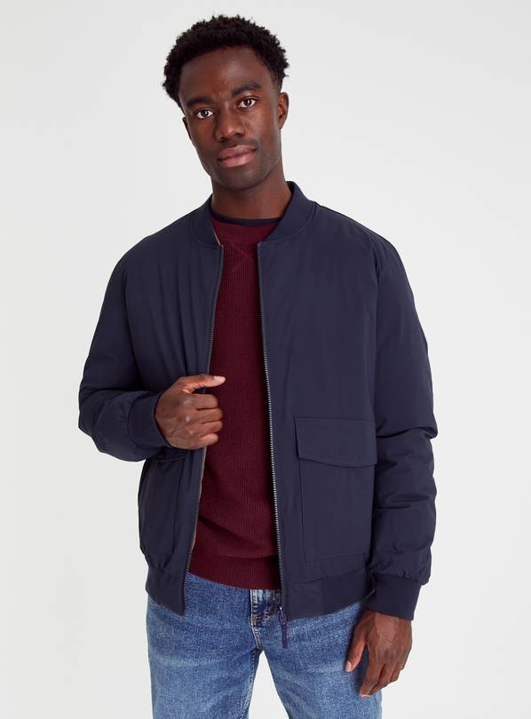 Men navy bomber clearance jacket