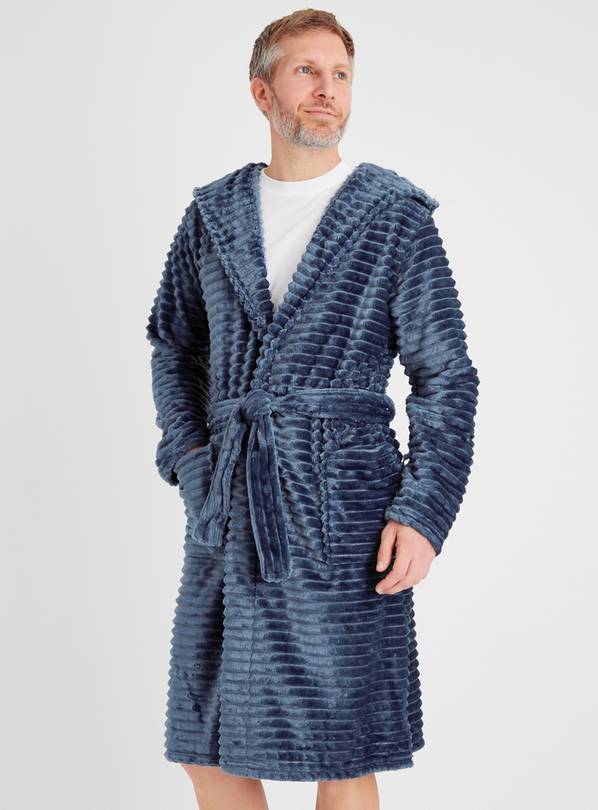 Buy Teal Stripe Dressing Gown XXXL | Dressing gowns | Argos