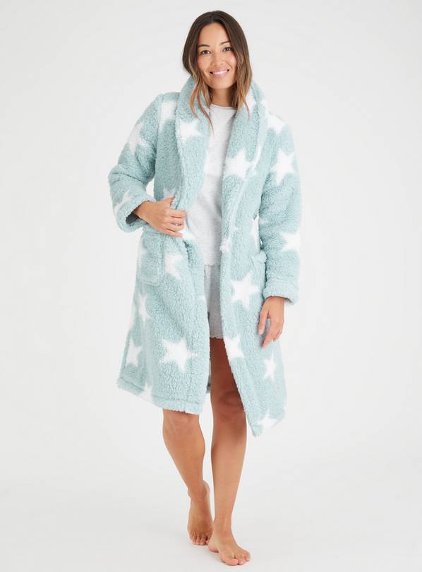 Buy Blue Star Borg Fleece Dressing Gown S Dressing gowns Tu