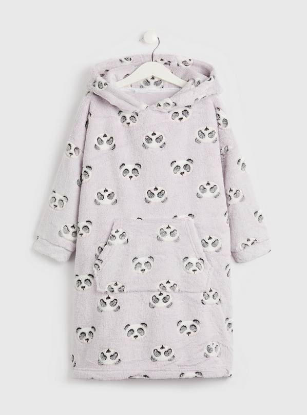 Buy Lilac Fleece Panda Hooded Blanket 34 years Pyjamas Argos