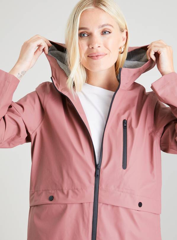 Pink on sale rubber jacket