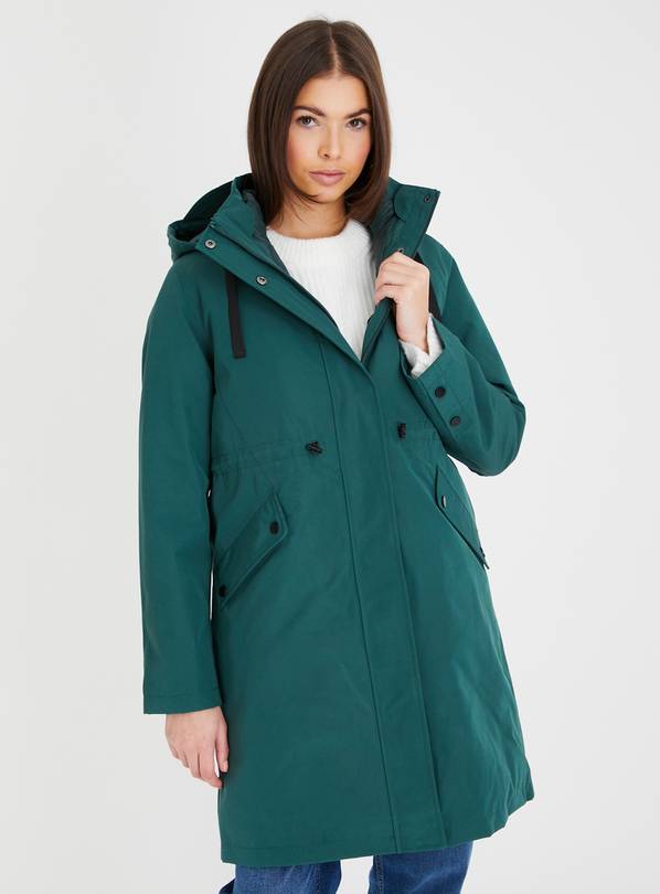 Buy Green Technical Waterproof Coat 10 | Coats | Tu