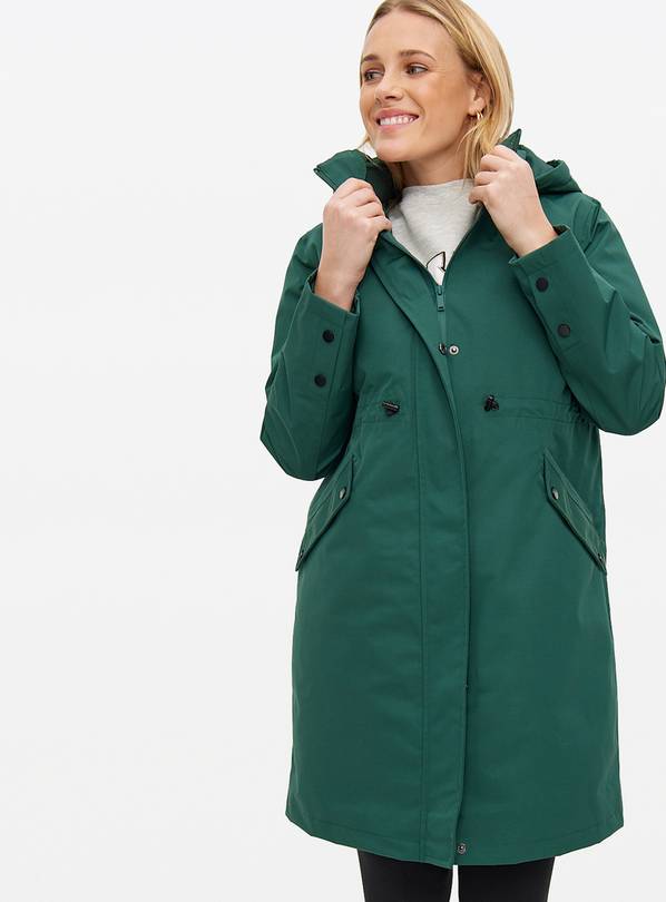 Green Technical Waterproof Coat 16