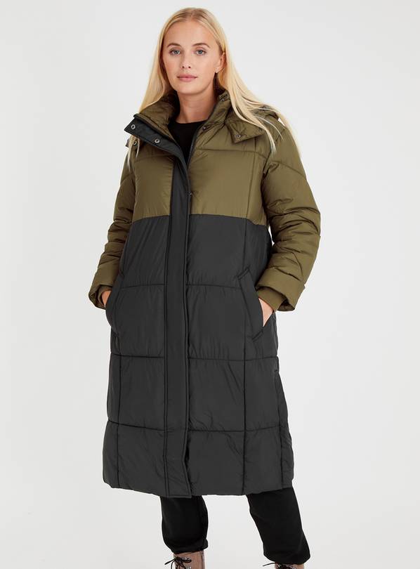 Neutral Longline Quilted Padded Coat (3-16yrs)