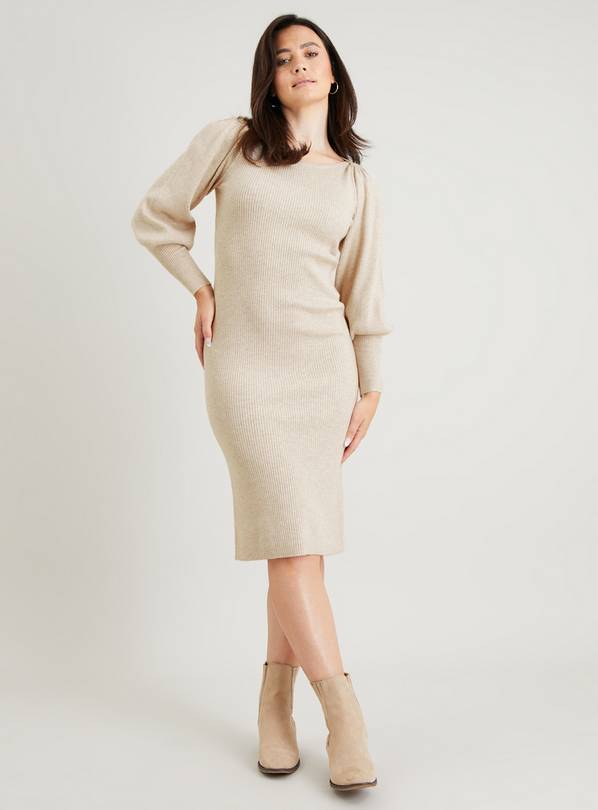 Tan best sale jumper dress