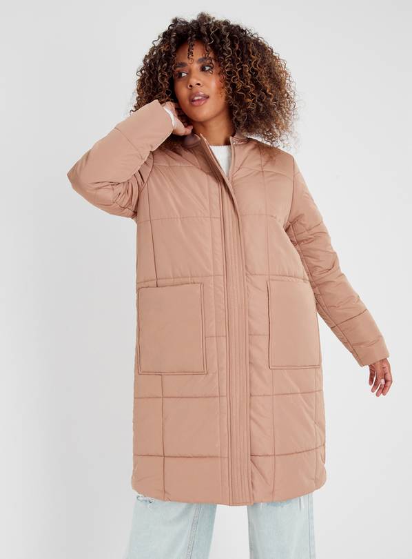 Neutral Quilted Coat 16