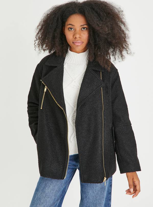 Sainsburys faux outlet leather jacket