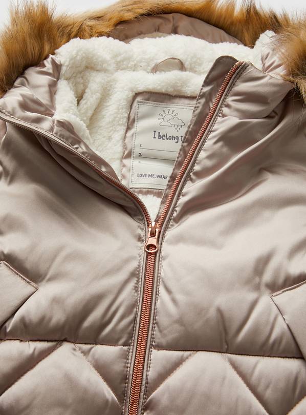 Champagne store puffer coat