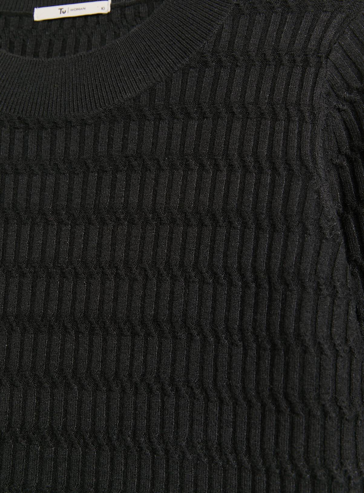 Black Mini Cable Knit Soft Touch Jumper 20 - Image 4