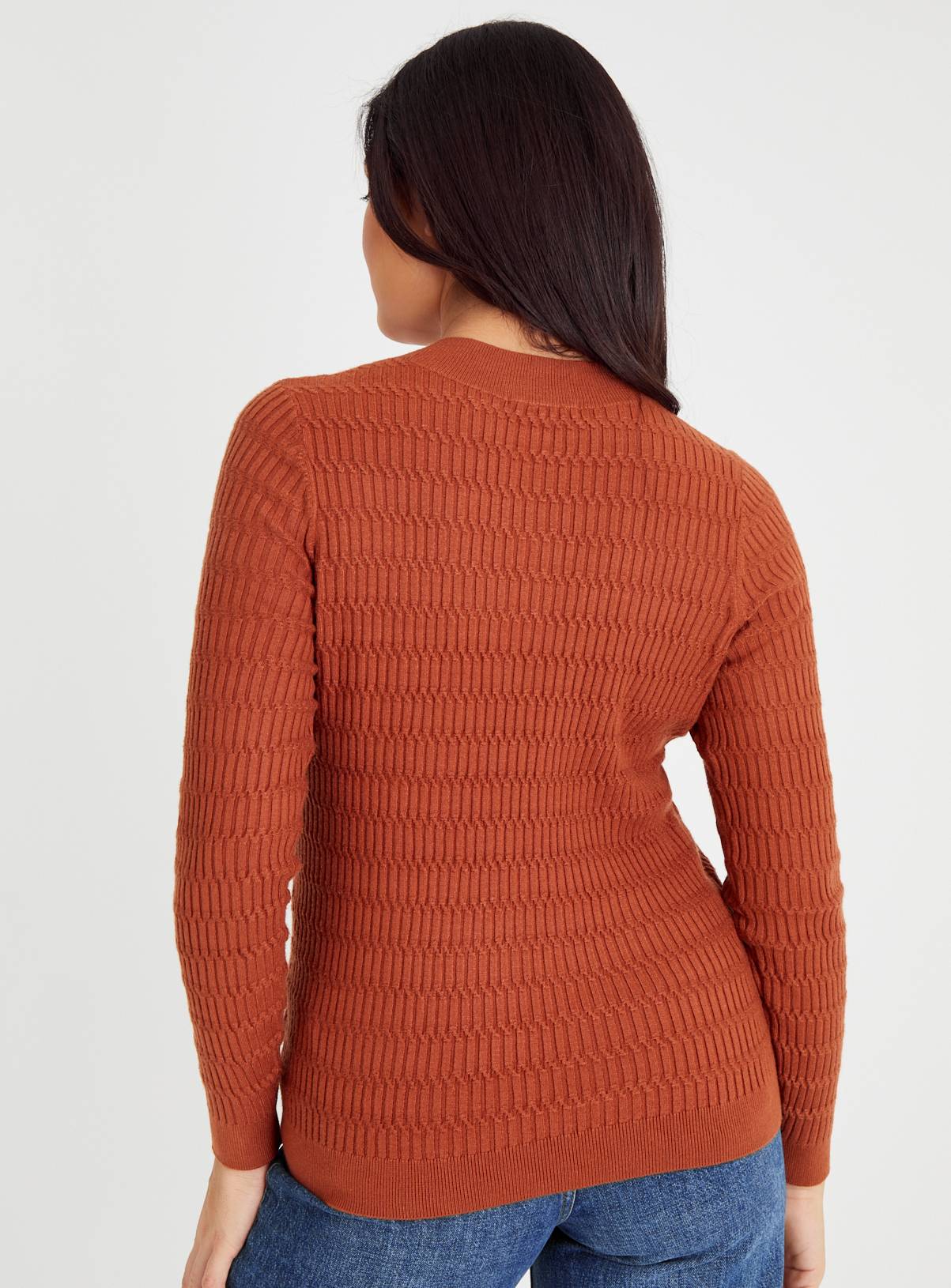 Ginger Mini Cable Knit Soft Touch Jumper 16 - Image 4