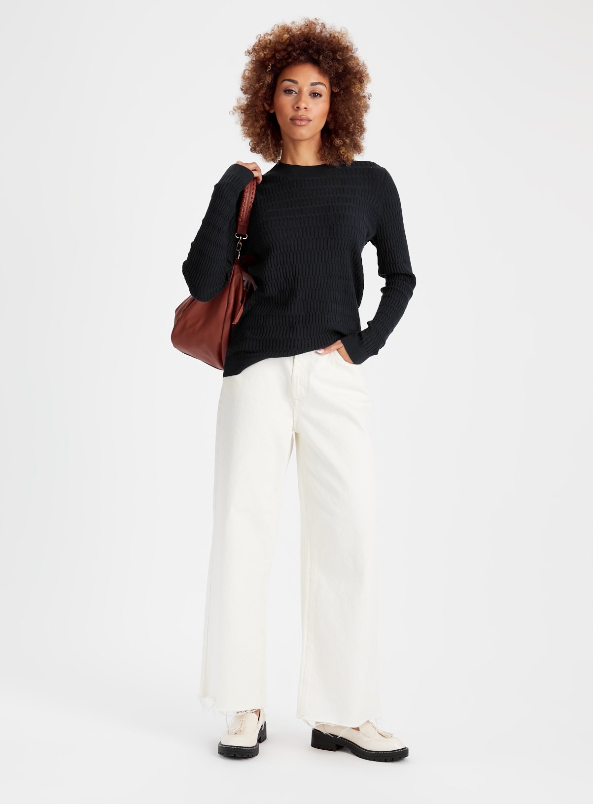 Navy Mini Cable Knit Soft Touch Jumper 12 - Image 2 thumbnail