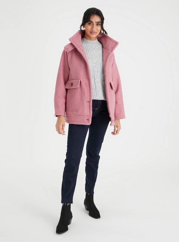 Funnel neck jacket on sale women's