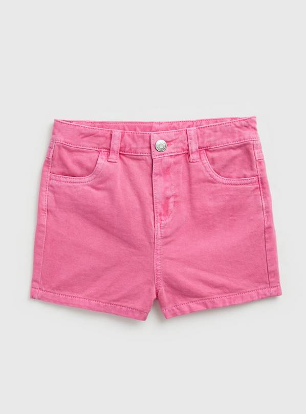 Hot pink jean store shorts