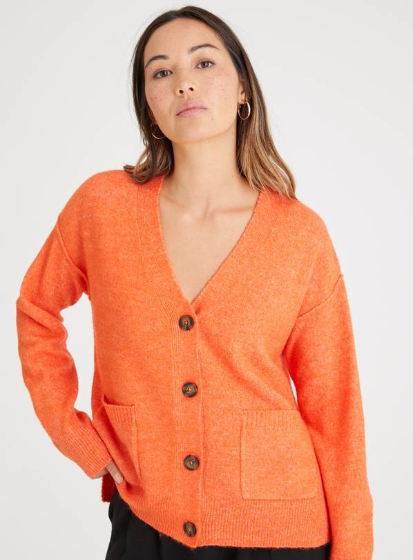 Orange Cardigans for Women