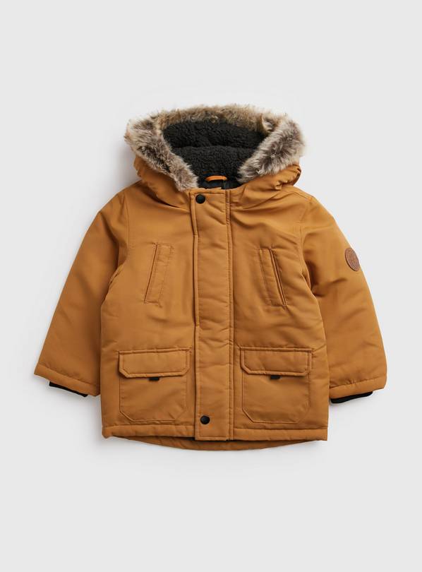 Buy Tan Parka Coat 5-6 years | Coats and jackets | Argos