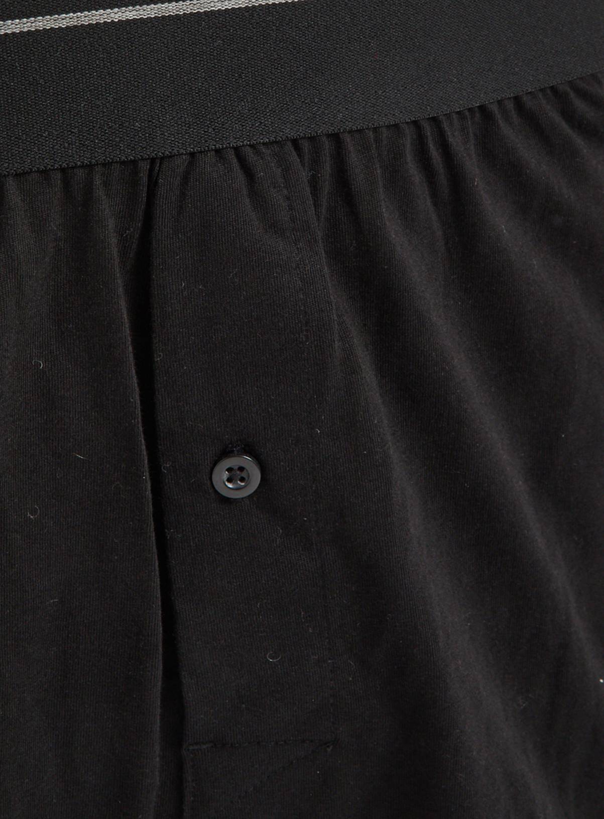 Black Jersey Boxers 3 Pack M - Image 3
