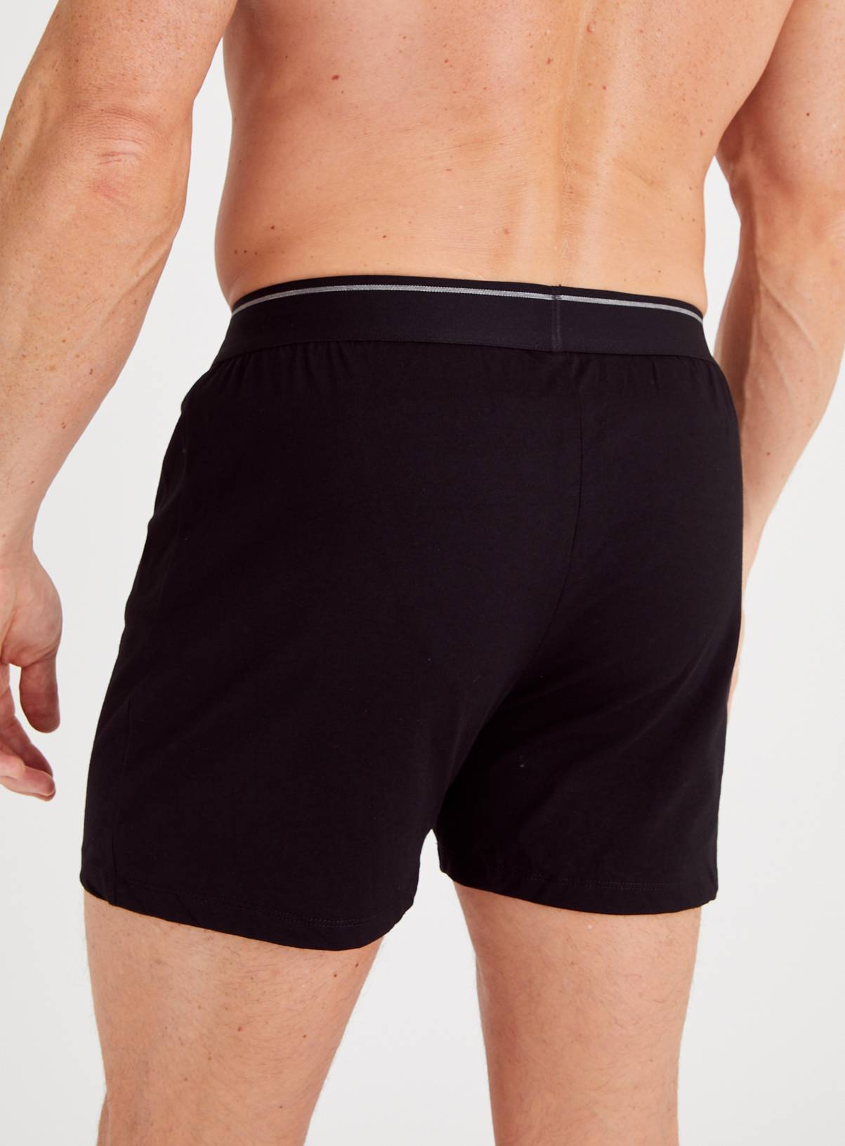 Black Jersey Boxers 3 Pack M - Image 4