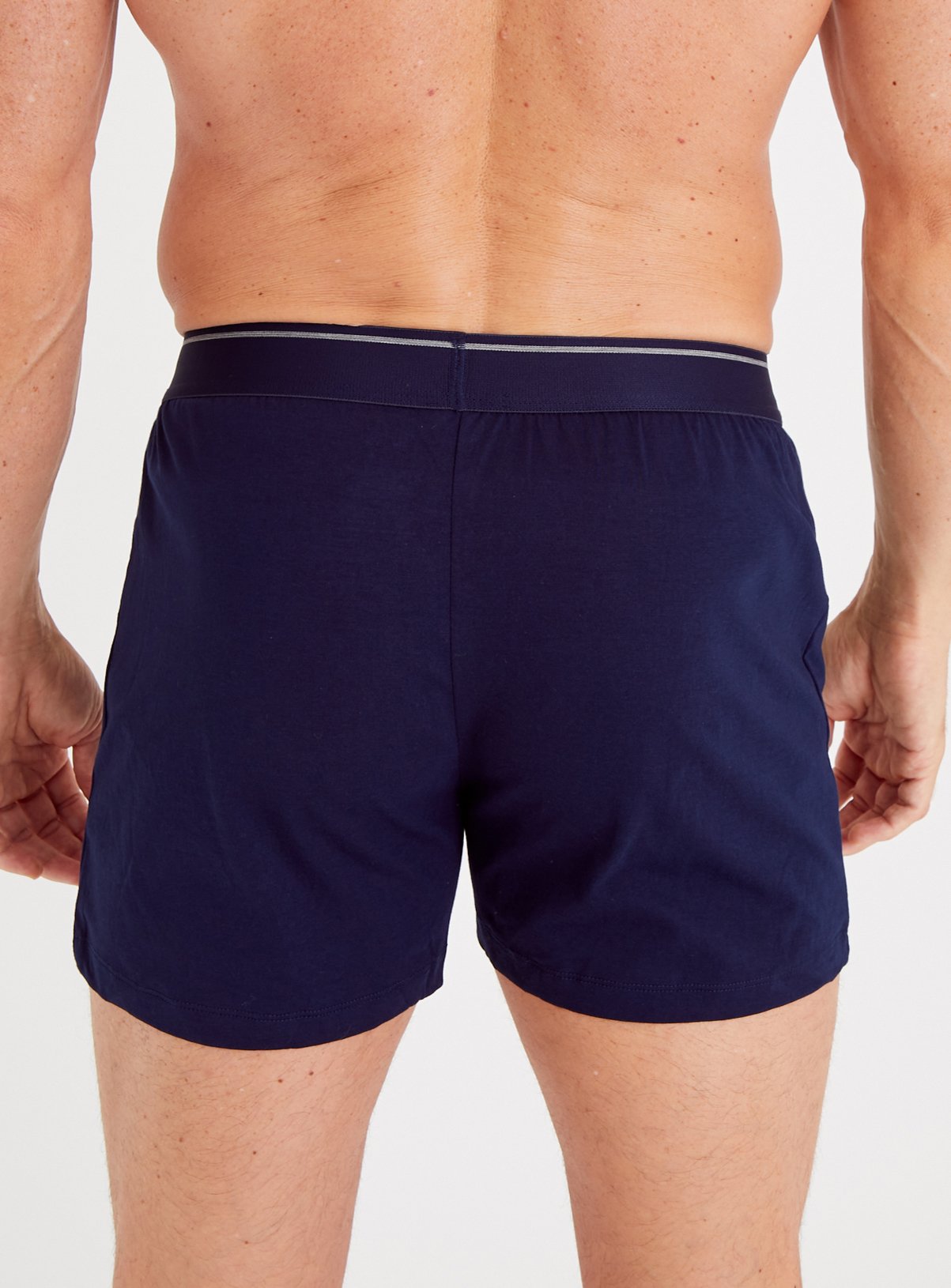 Navy Jersey Boxers 3 Pack  XXXL - Image 4 thumbnail